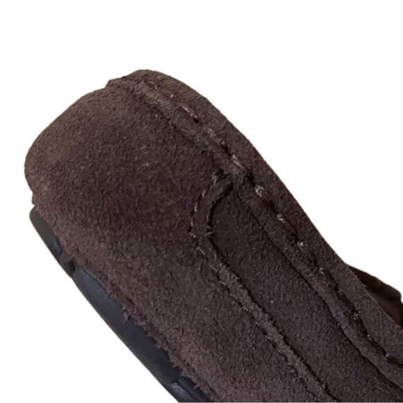 UGG Alder Faux Shearling Lined Suede Brown Slipper - Picture 13 of 13